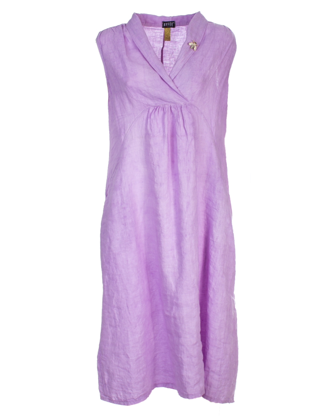 ABITO SENZA MANICA SCOLLO V , 3TG - LILAC